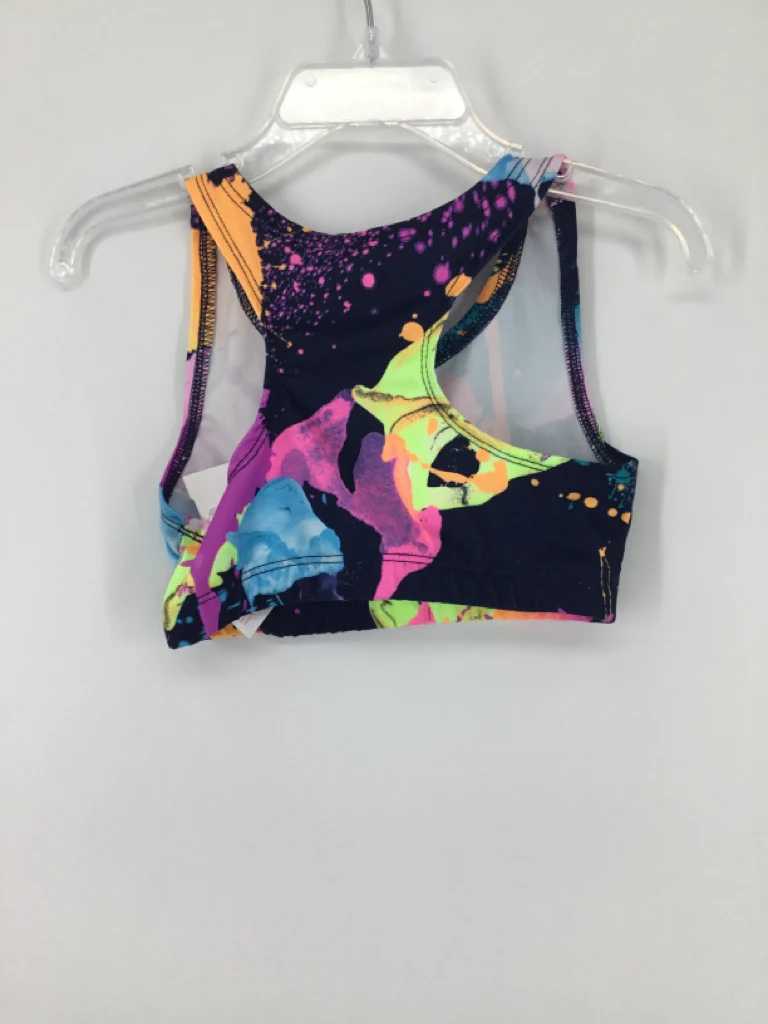 Justice Child Size 5 Multi-Color Sports Bra - girls - Image 2