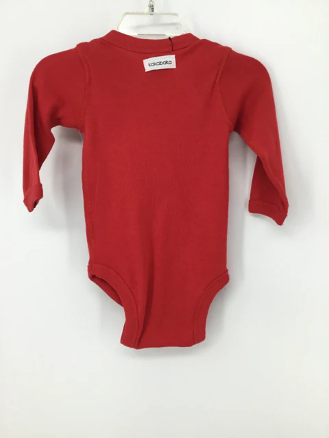 Kakabaka Child Size 12 Months White Valentine's Day Cardinal's Heart Onesie - Image 3