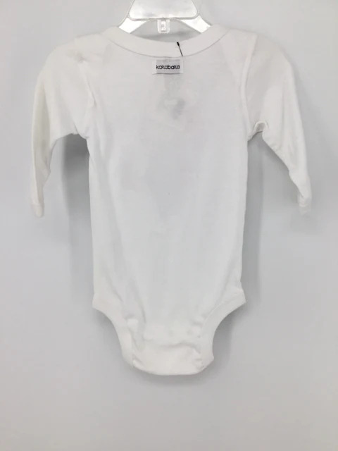 Kakabaka Child Size 12 Months White Valentine's Day Love Ninja Onesie - Image 3