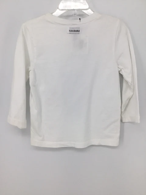 Kakabaka Child Size 3 White Valentine's Day Love Ninja T-Shirt - Image 3