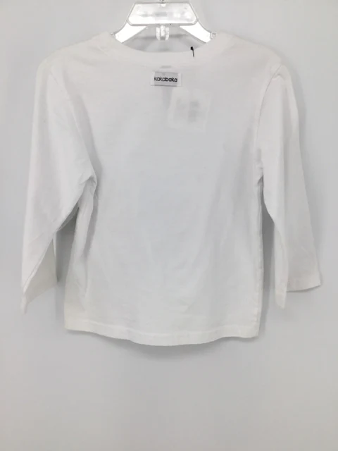 Kakabaka Child Size 4 White Valentine's Day Love Ninja T-Shirt - Image 3