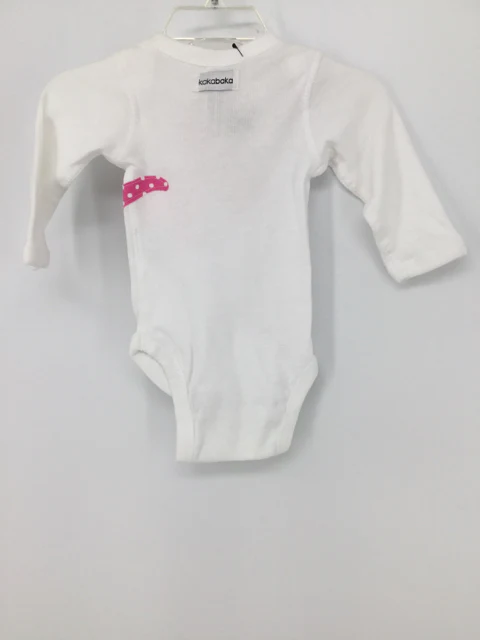 Kakabaka Child Size Newborn White Valentine's Day Dinosaur Onesie - Image 3