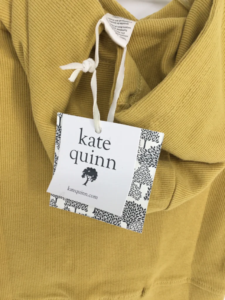 Kate Quinn Organics Child Size 12-18 Months Yellow Solid Shirt - boys - Image 2