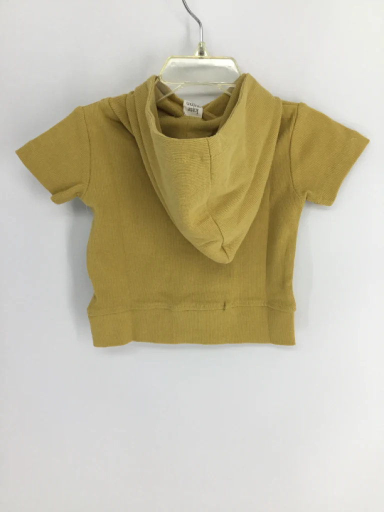 Kate Quinn Organics Child Size 12-18 Months Yellow Solid Shirt - boys - Image 3