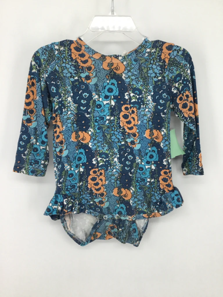 Kate Quinn Organics Child Size 18-24 Months Blue Outfit - girls