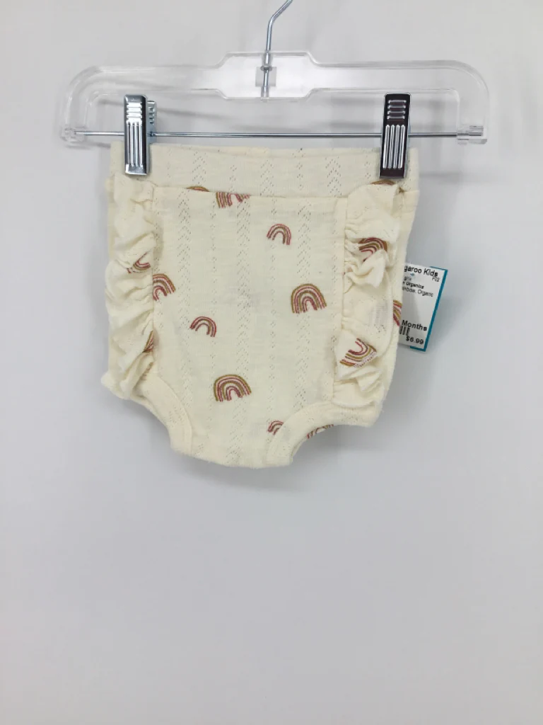 Kate Quinn Organics Child Size 6-12 Months Cream Bloomers - girls