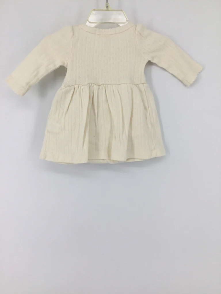 Kendi Child Size 0-3 Months Cream Dress - girls - Image 2