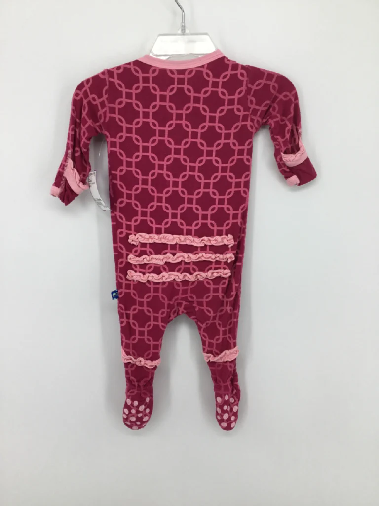 Kickee Pants Child Size 0-3 Months Pink Sleepers - Image 2