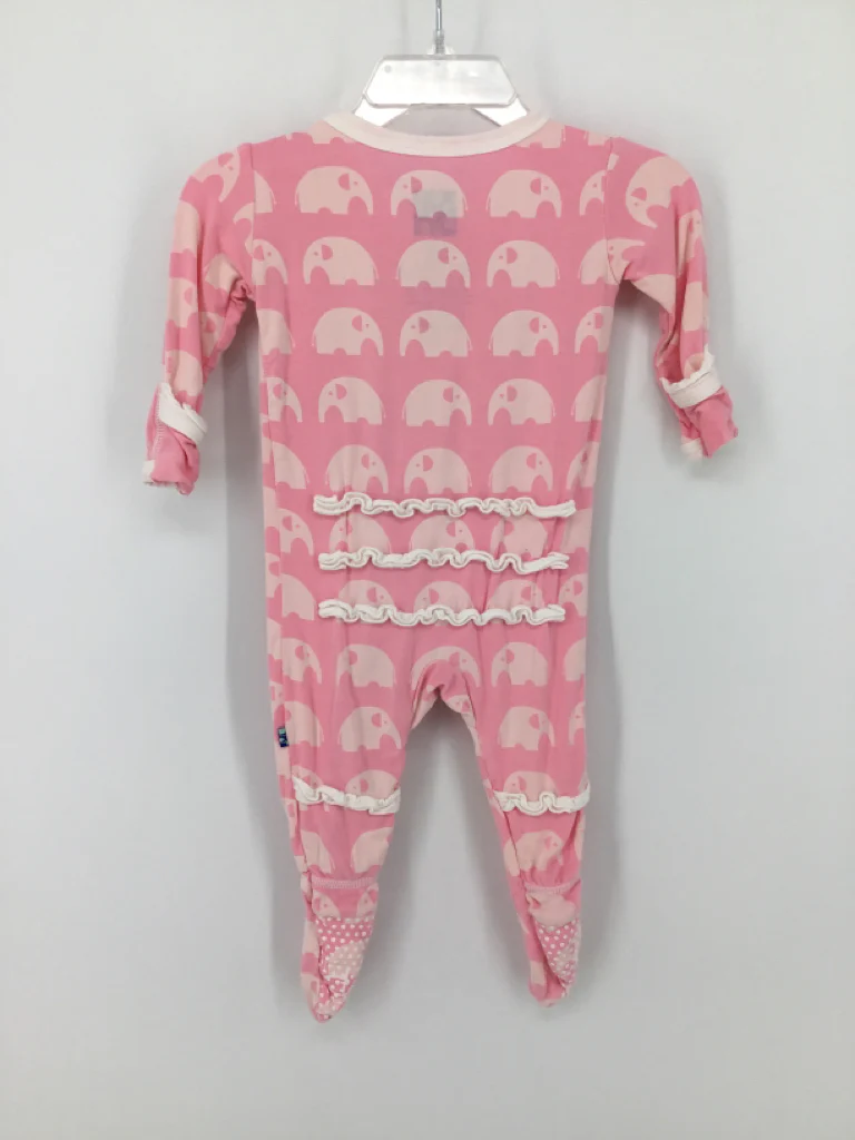 Kickee Pants Child Size 3-6 Months Pink Sleepers - Image 2