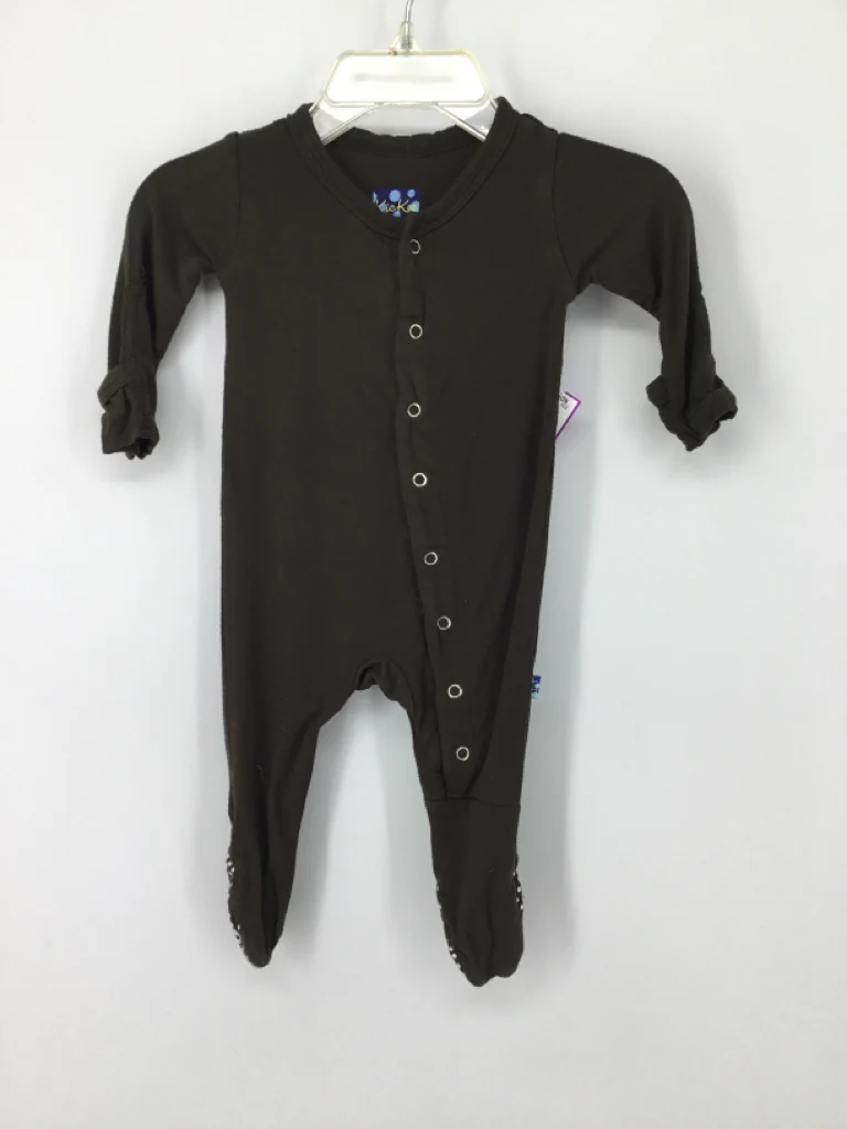 Kickee Pants Child Size Newborn Brown Sleepers
