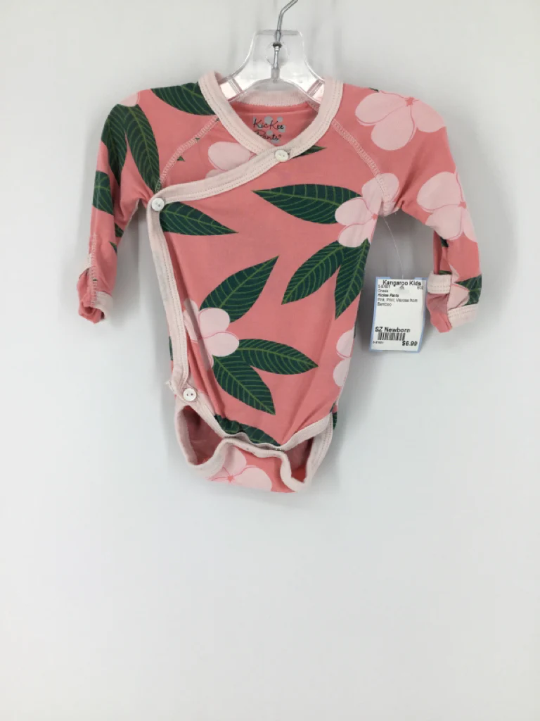Kickee Pants Child Size Newborn Pink Onesie