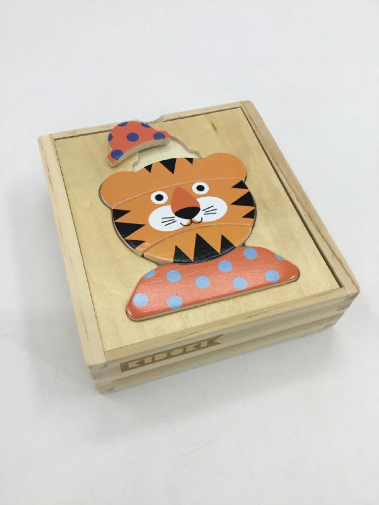 Kidoki Animal Mix Up! Wooden Puzzle