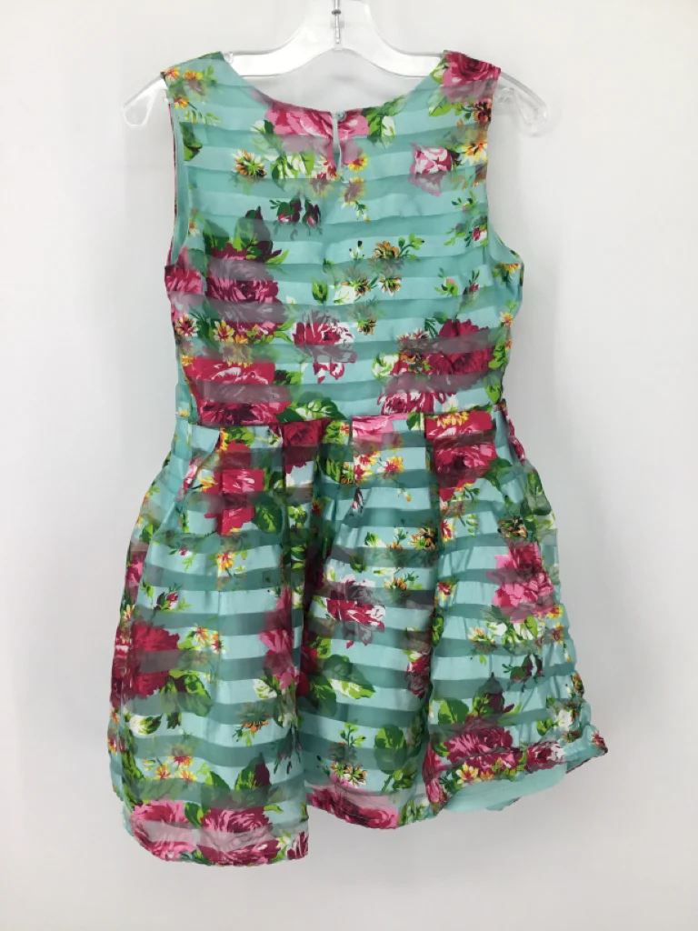 Knit Works Child Size 8 Blue Dress - girls - Image 2