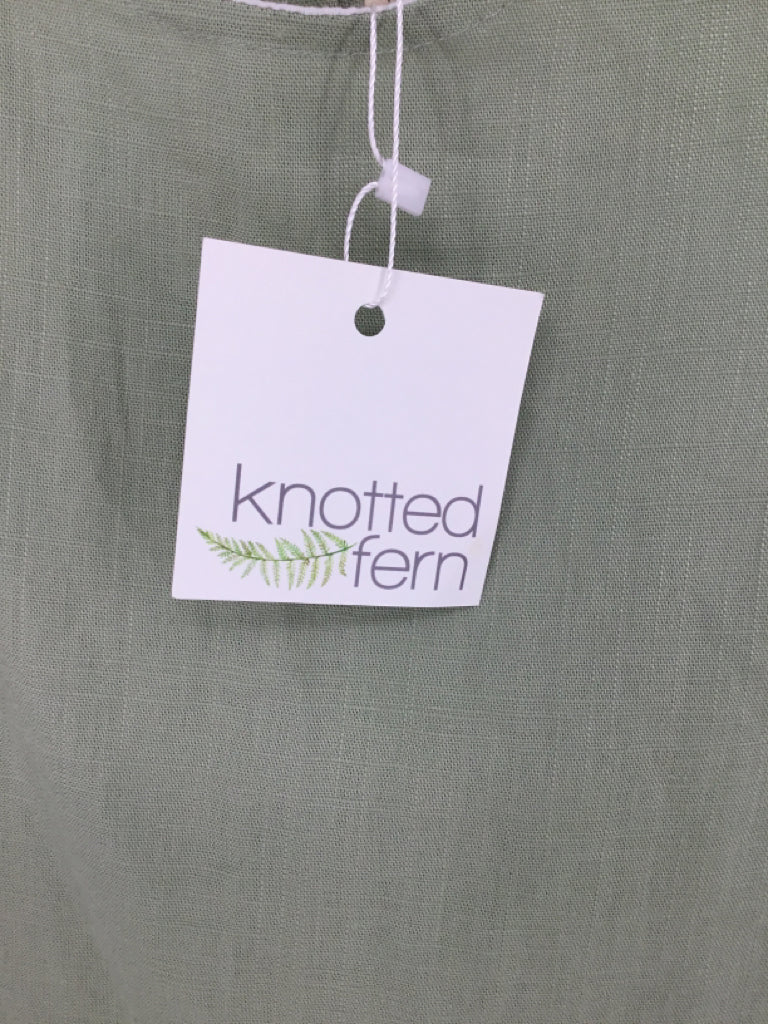 Knotted Fern Child Size 5 Green Tank top - girls - Image 2