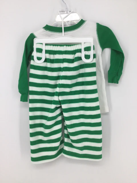 Koala Kids Child Size 12 Months Green Christmas Pajamas - Image 2