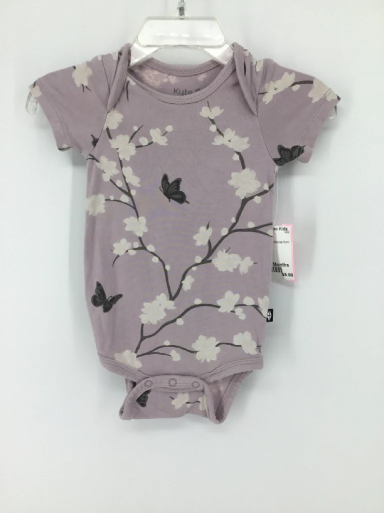 Kyte Child Size 0-3 Months Purple Onesie