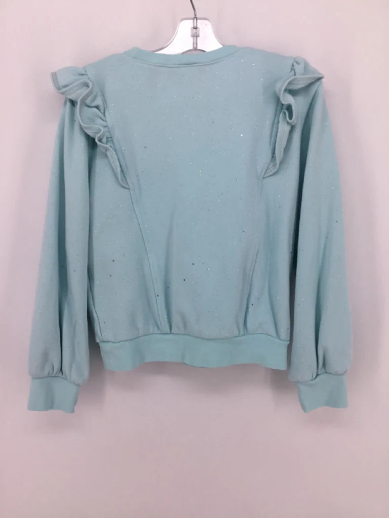 Lands' End Child Size 10 Blue Sweatshirt - girls - Image 2