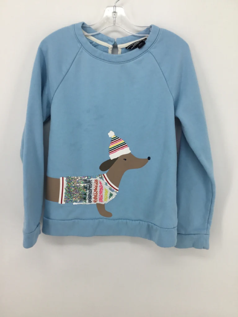 Lands' End Child Size 10 Blue Sweatshirt - girls