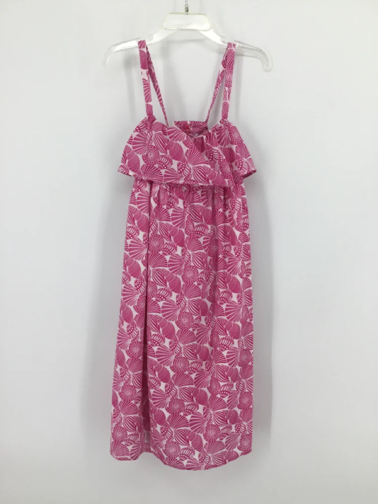 Lands' End Child Size 7 Pink Dress - girls