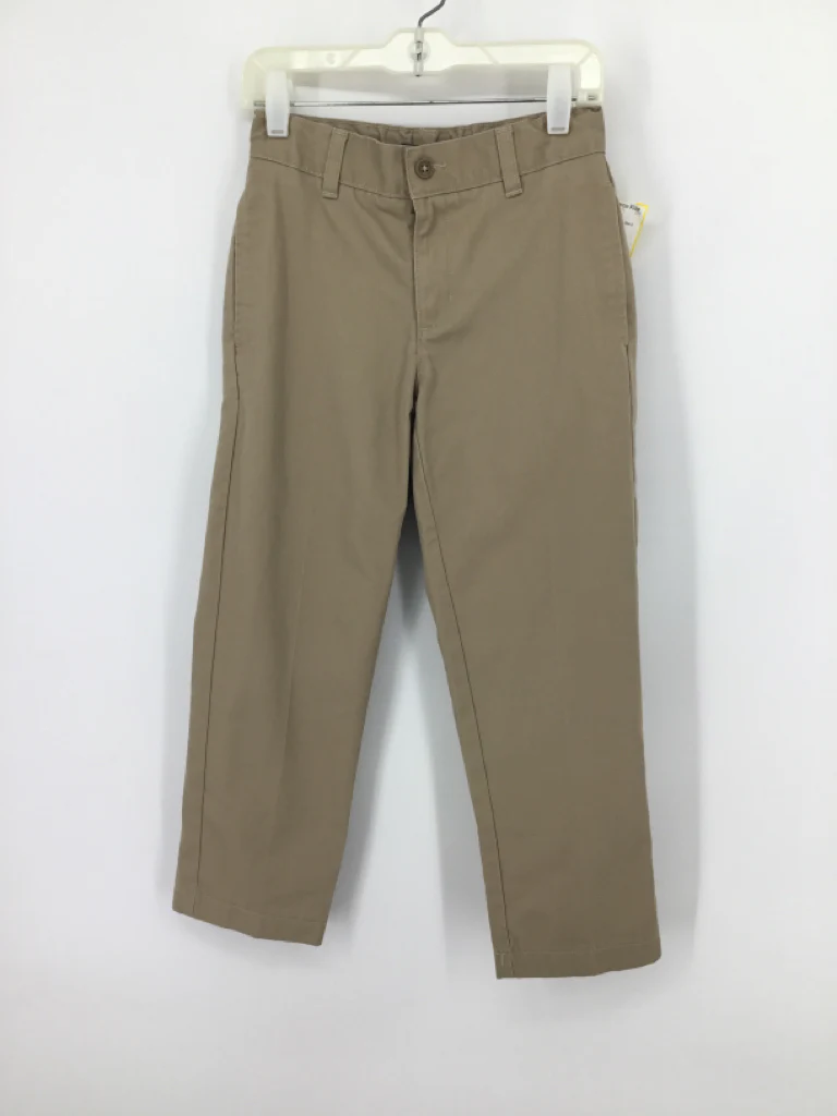 Lands' End Child Size 8 Tan Solid Pants - boys