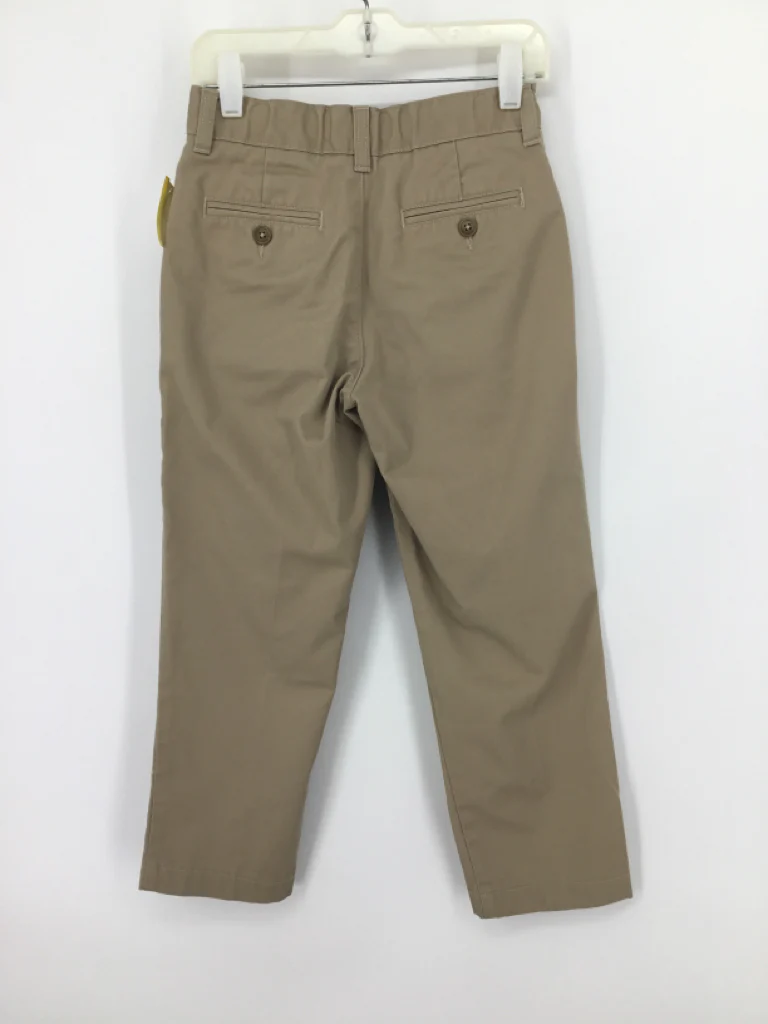 Lands' End Child Size 8 Tan Solid Pants - boys - Image 2