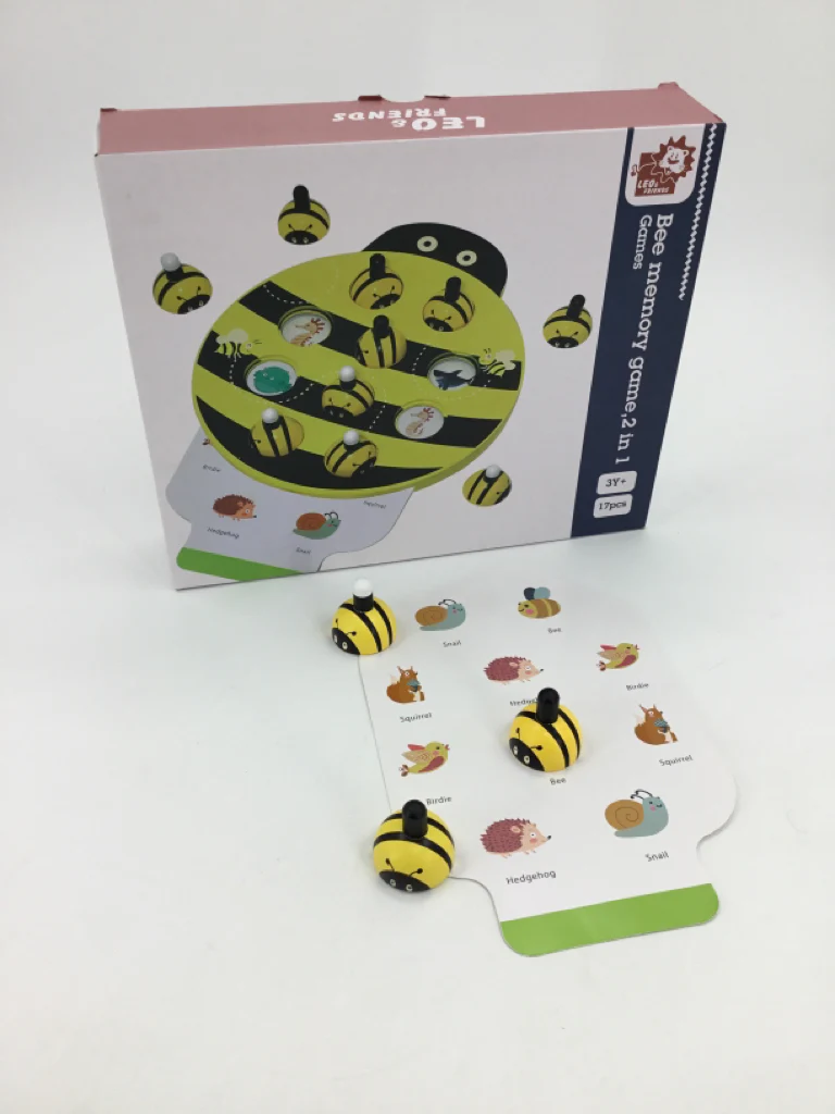 Leo & Friends Bee Memory 2 in 1 Game