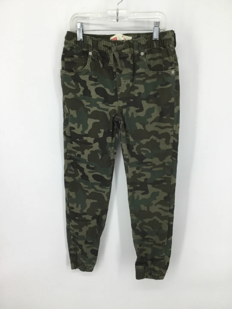 Levi's Child Size 10 Green Camoflage Pants - boys
