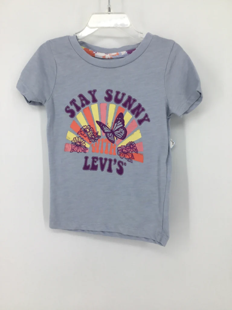 Levi's Child Size 4 Blue T-shirt - girls
