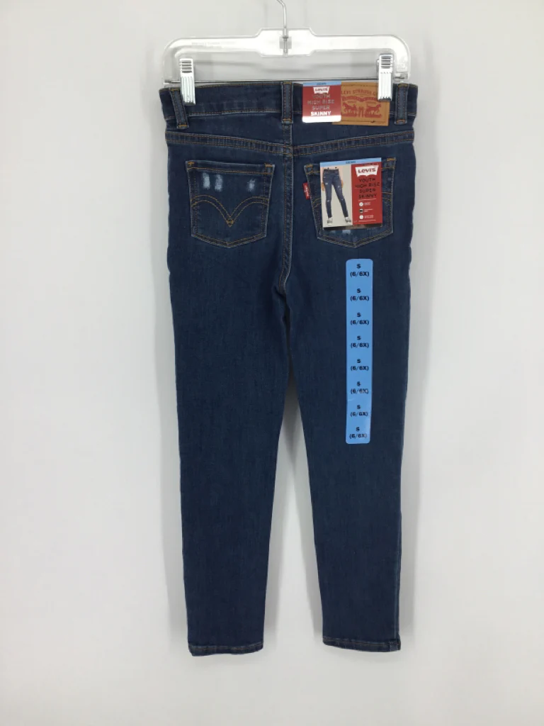 Levi's Child Size 6 Blue Jeans - girls - Image 3