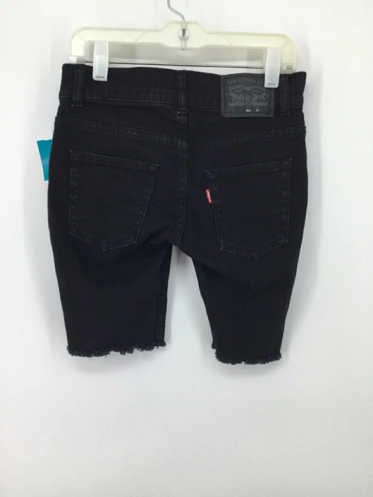 Levi's Child Size 8 Black Shorts - girls - Image 2
