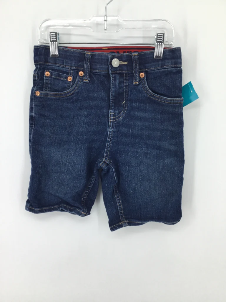 Levi's Child Size 8 Blue Solid Shorts - boys