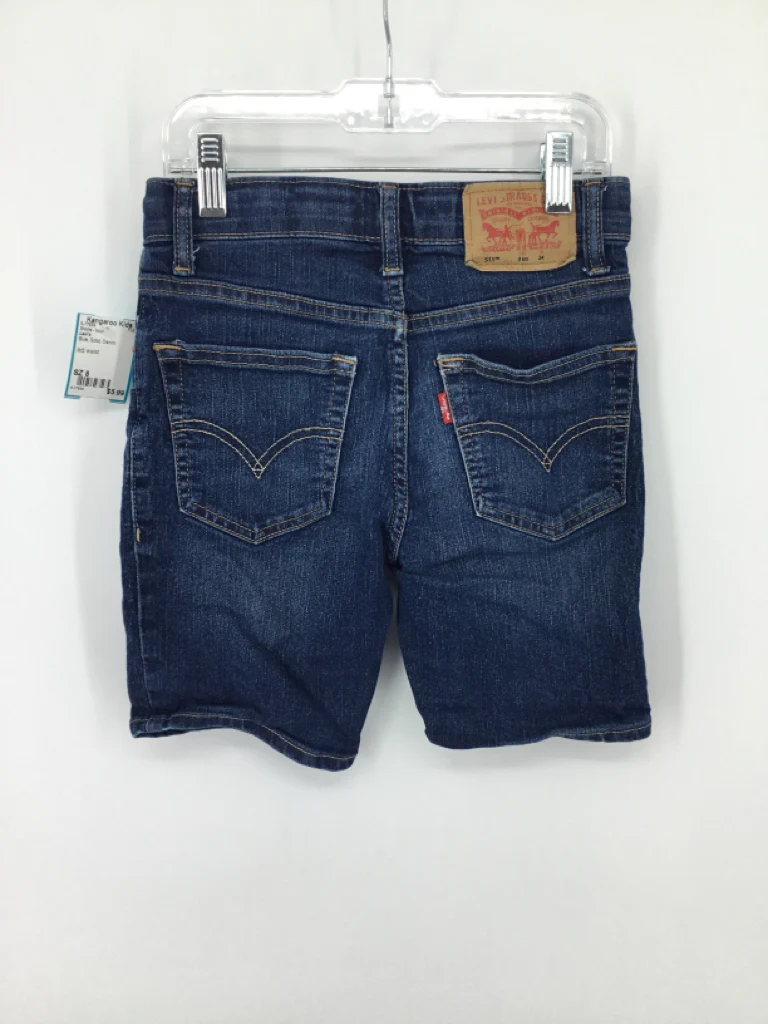 Levi's Child Size 8 Blue Solid Shorts - boys - Image 2