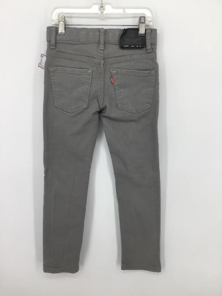 Levi's Child Size 8 Gray Solid Jeans - boys - Image 2