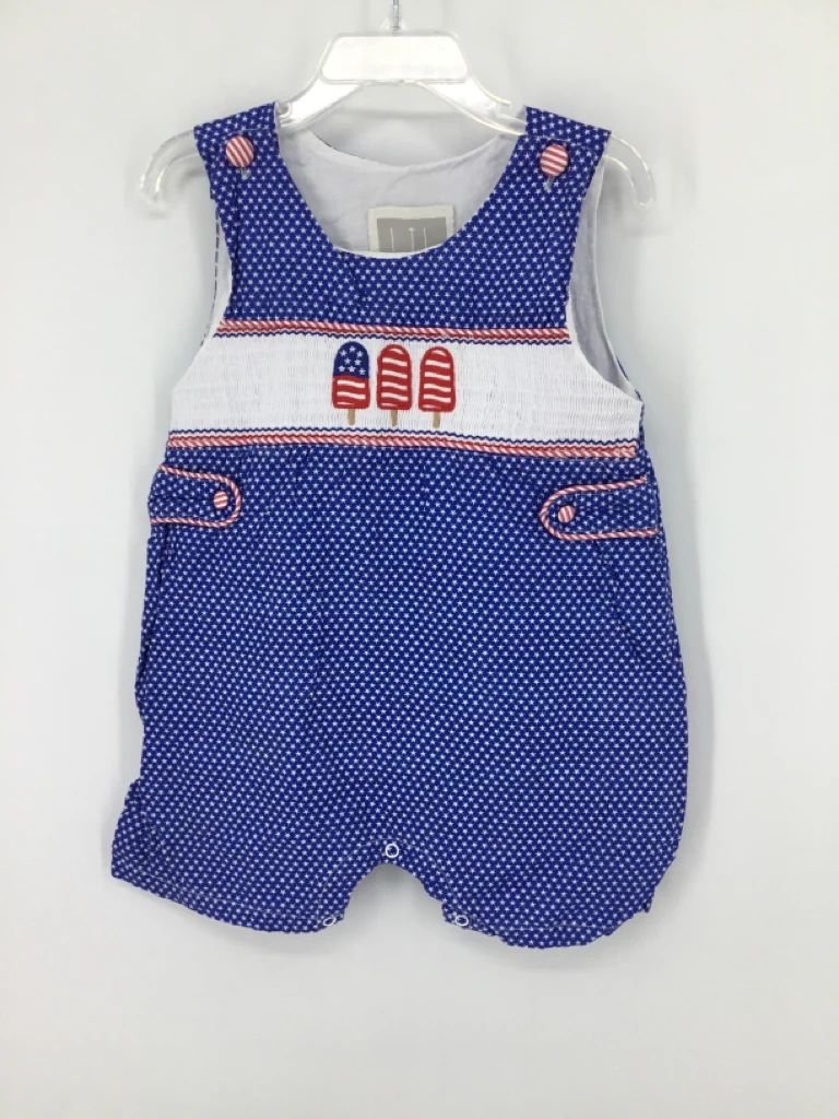 Lil Cactus Child Size 2 Blue Stars & Stripes Outfit