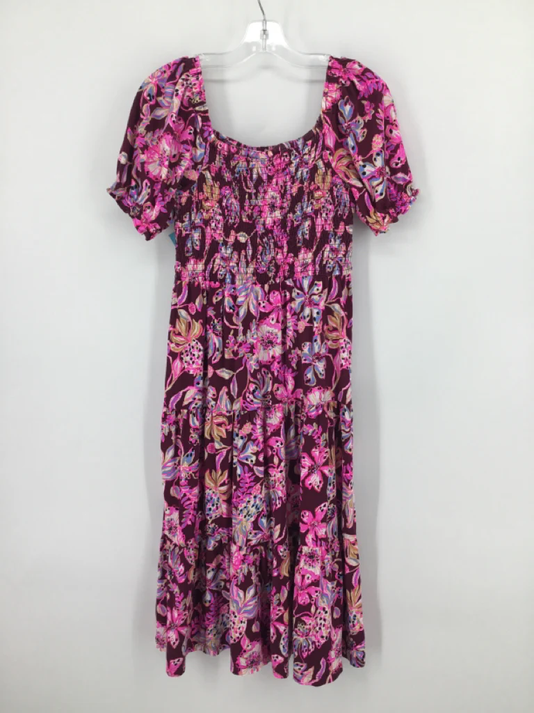 Lilly Pulitzer Child Size 8 Burgundy Dress - girls - Image 2