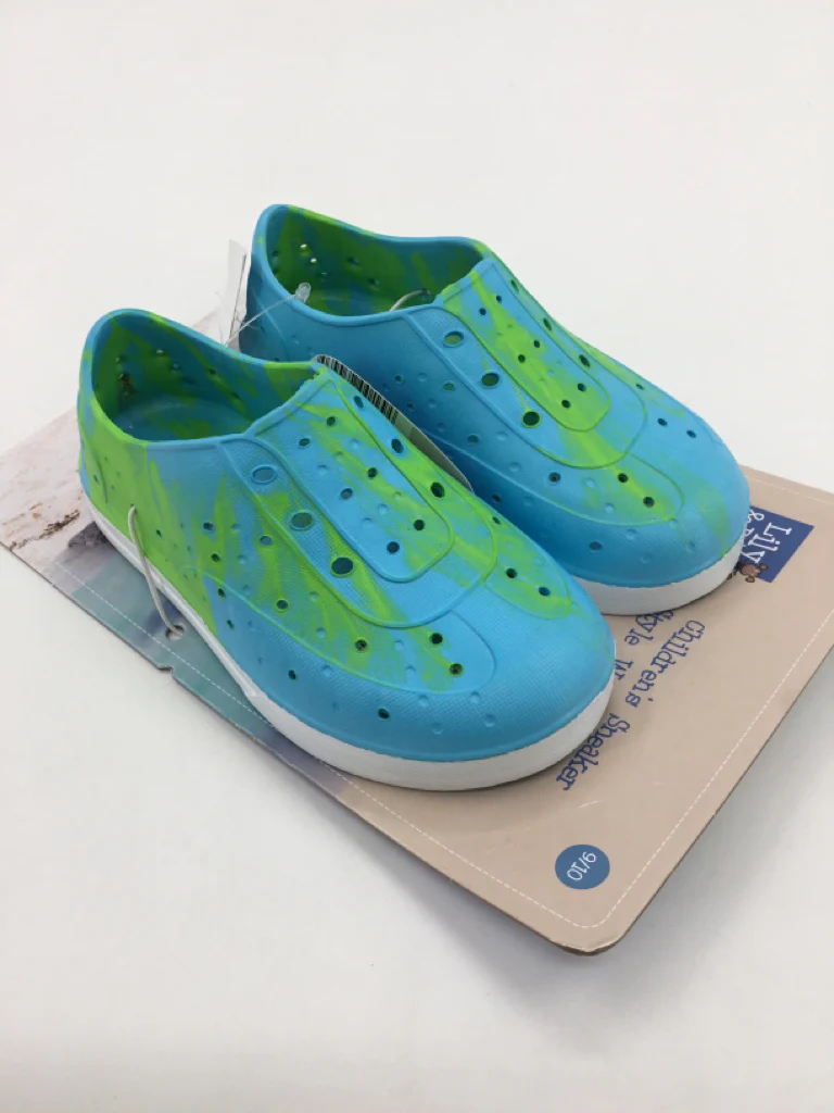 Lily & Dan Child Size 9 Toddler Blue Water Shoes - Image 2