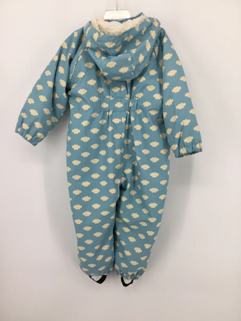 Little Green Radicals Child Size 4 Blue Raincoat - girls - Image 2
