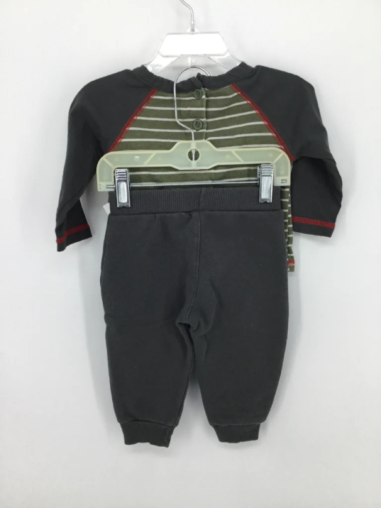Little Lad Child Size 12 Months Gray Christmas Outfit - Image 2