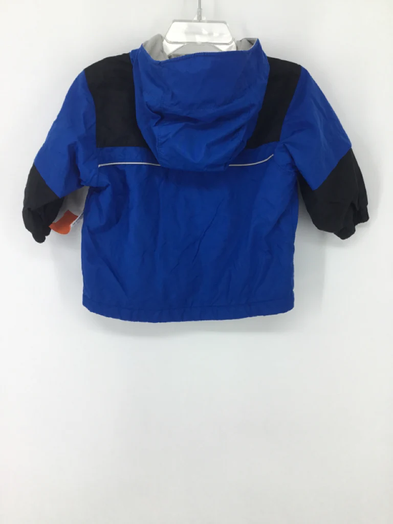 Little Me Child Size 12 Months Blue Dinosaur Raincoat - boys - Image 2