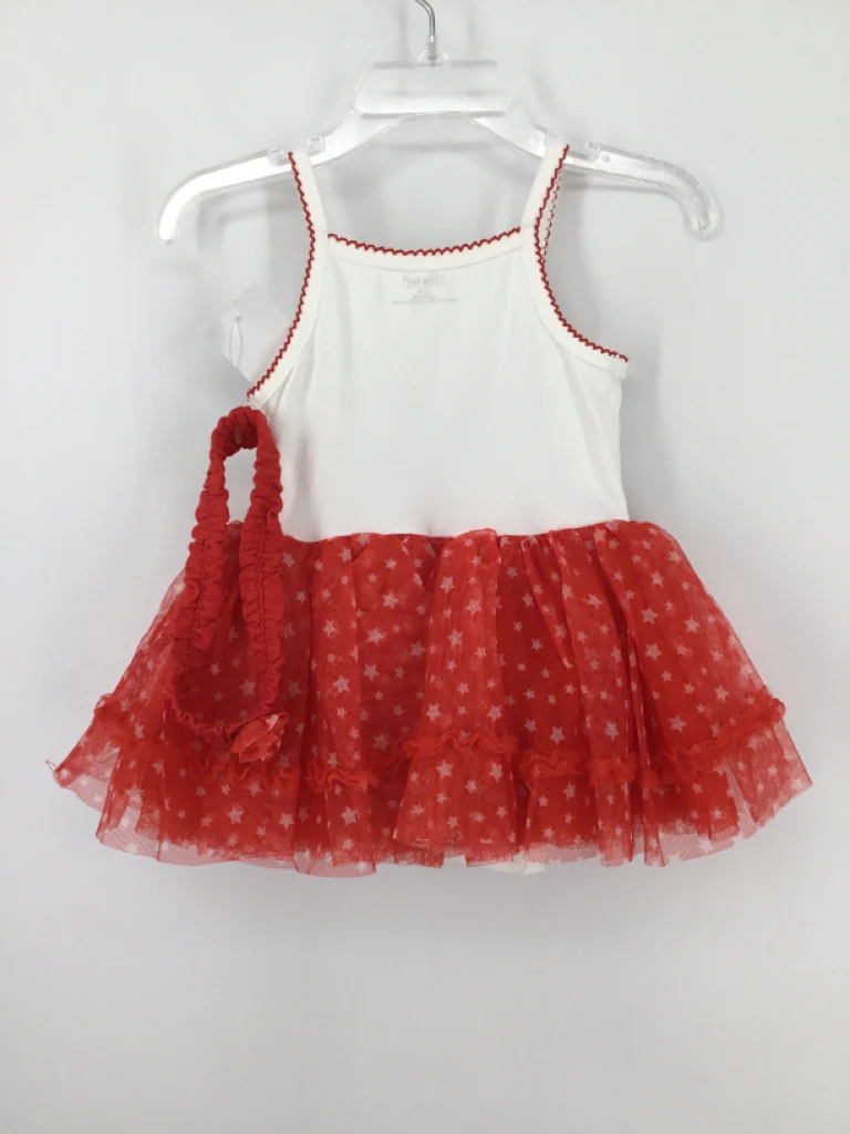 Little Me Child Size 12 Months Red Stars & Stripes Outfit - Image 2