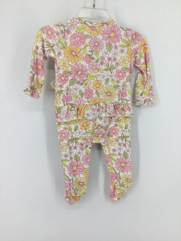 Little Me Child Size 3 Months Pink Sleepers - Image 2