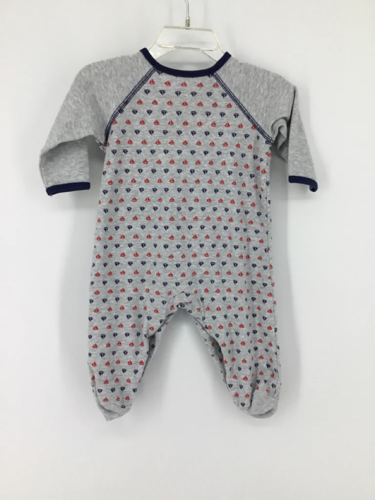 Little Me Child Size 6 Months Gray Sleepers - Image 2