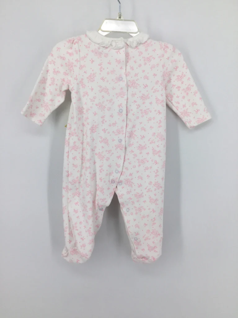 Little Me Child Size 6 Months Pink Sleepers - Image 2