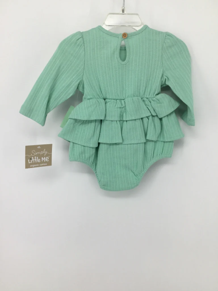 Little Me Child Size 9 Months Green Outfit - girls - Image 3