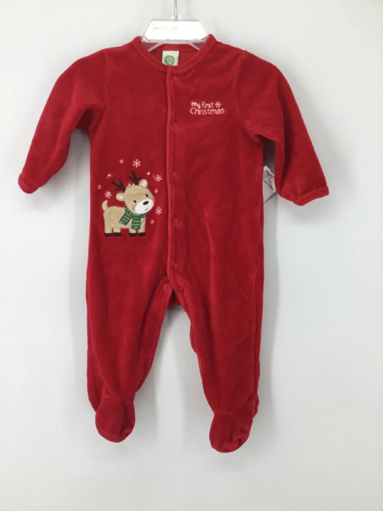 Little Me Child Size 9 Months Red Christmas Outfit