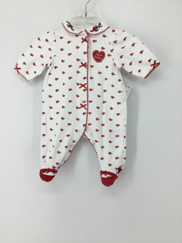 Little Me Child Size Newborn Red Christmas Sleeper