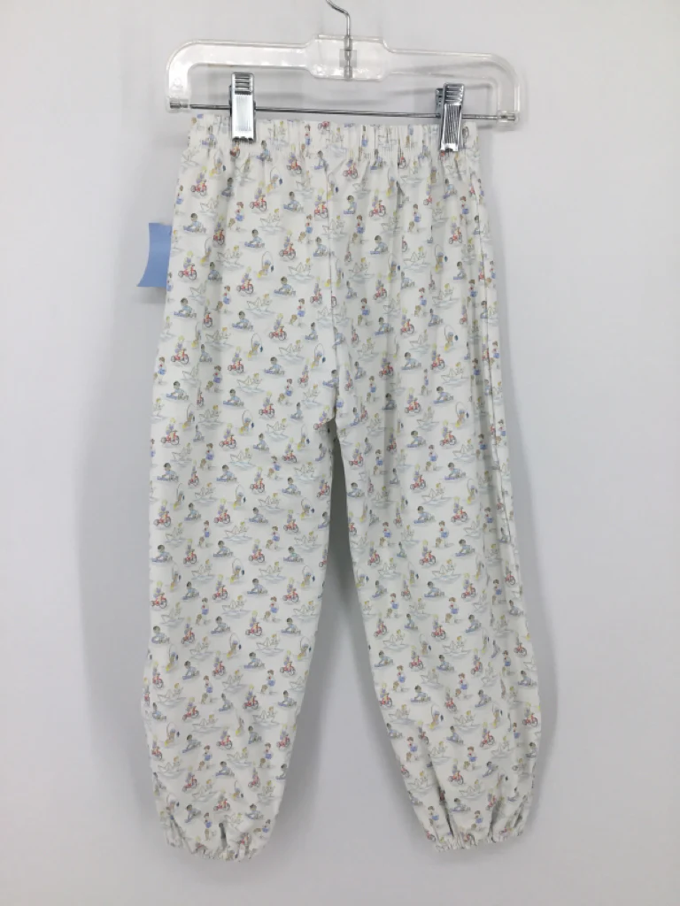 Little Red Wagon Child Size 4 White Print Pants - boys - Image 3