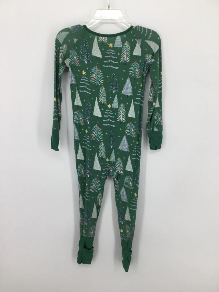 Little Sleepies Child Size 18-24 Months Green Christmas Pajamas - Image 2