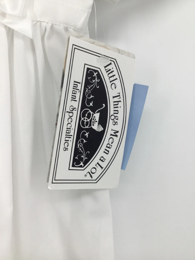 Little Things Mean a Lot Child Size 3 Months White Dress - girls - Image 2