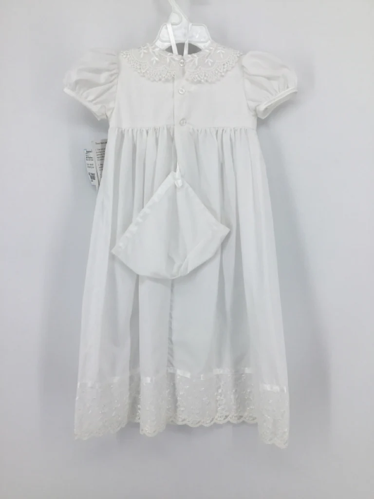 Little Things Mean a Lot Child Size 3 Months White Dress - girls - Image 3